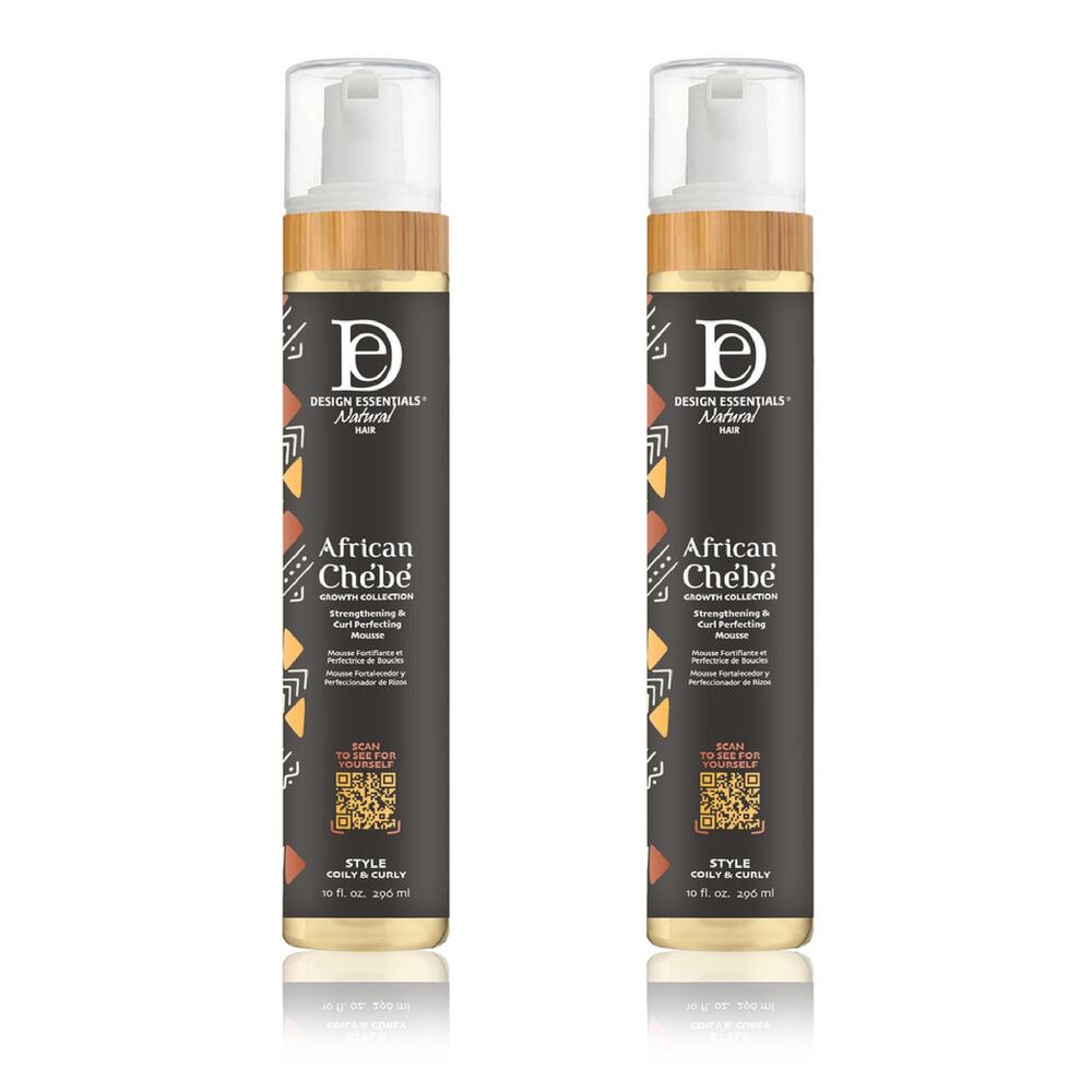 Design Essentials African Chebe Strengthening & Curl Perfecting Mousse - X2